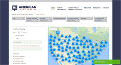 Desktop Screenshot of americantruckparking.com